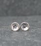 Minimalist silver star studs, celestial earrings, star lover gift - Image 2