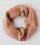 Scatter knitted cowl - cobble and orange soda - Image 2