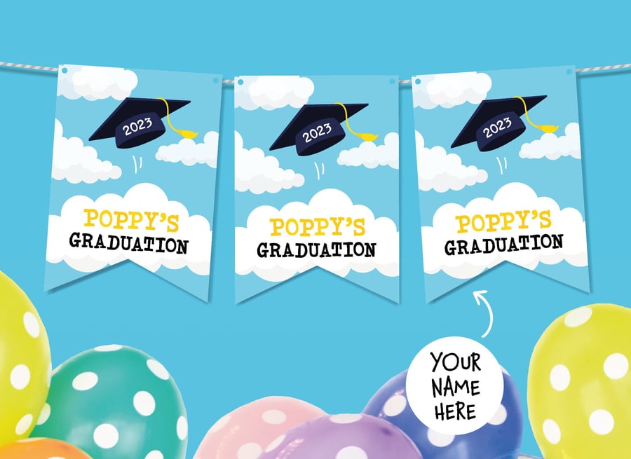 Personalised Graduation Banner