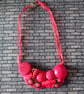 Red Button Necklace - Image 4