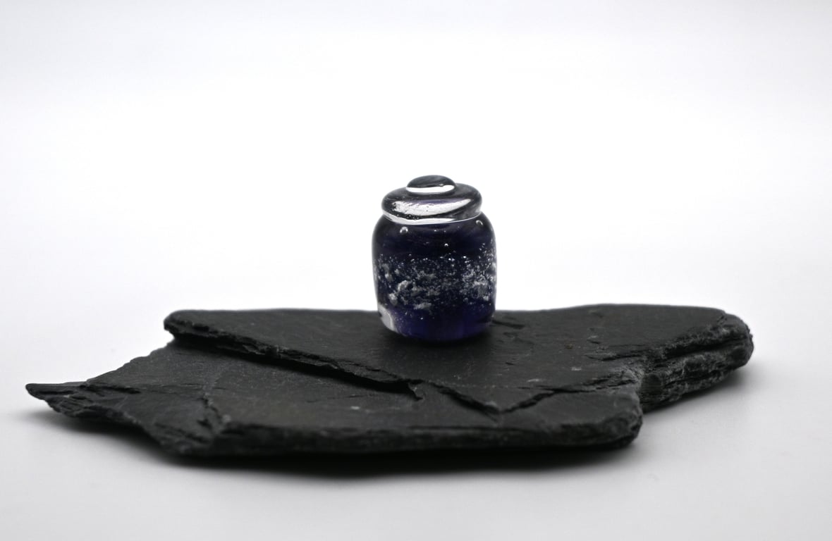 small glass jar of magic