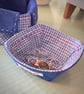 Handmade Fabric Jewellery Dish and Small Accessory Basket Set - Image 6