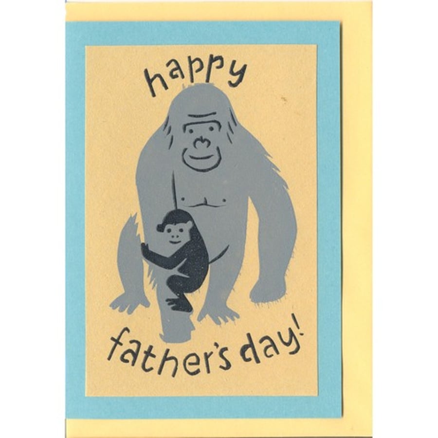 happy father's day, gorilla