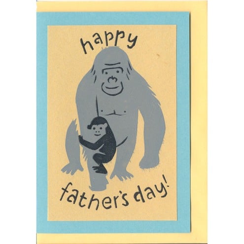 happy father's day, gorilla