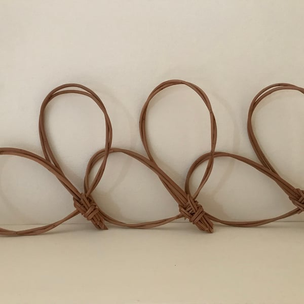 Willow heart hanging decoration -  Handmade In Cornwall 623