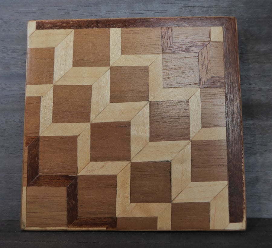 Wood Veneer Coaster