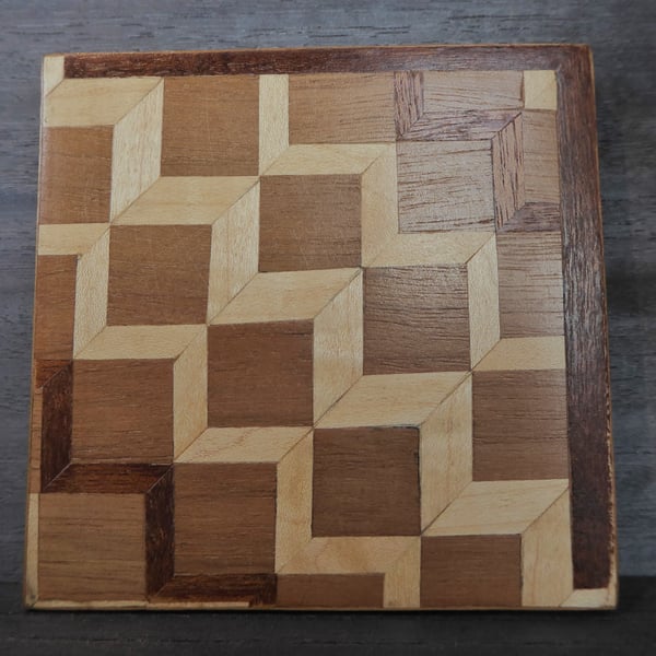 Wood Veneer Coaster