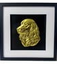 Cocker Spaniel Framed Wall Art, Gold or Silver Leaf Dog Gift