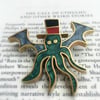 The call of the Cthulhu. A brooch made in resin and metal HALF PRICE