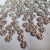 200 x Tibetan Style Spacer Beads - Snowflake - 4mm - Silver Plated 