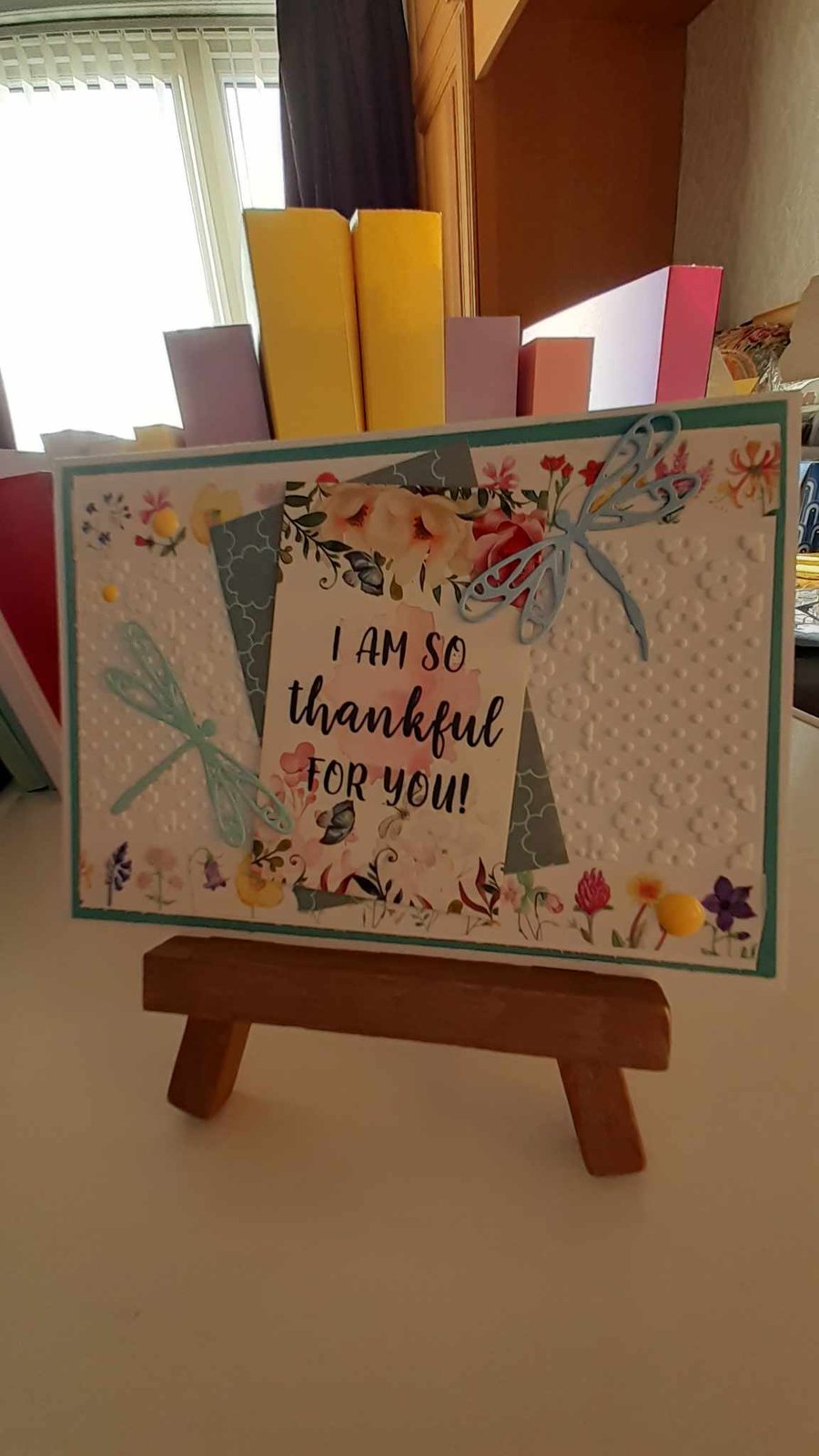 Dragon Fly Thank you Card