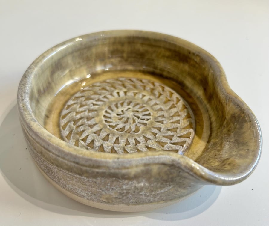 Hand thrown spoon rest