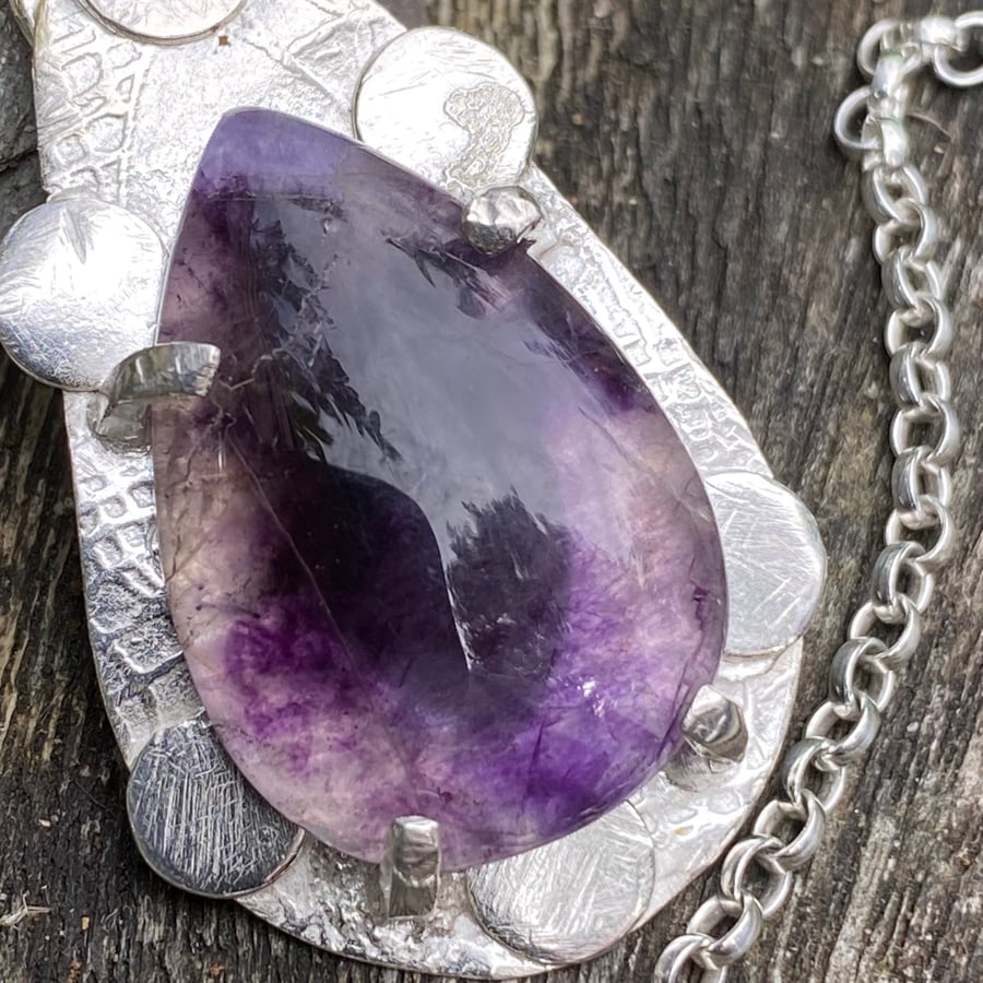 Blue john stone necklace new arrivals