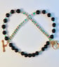Green Necklace & Earrings Gift Set, Swarovski Crystals, Reduced To Clear - Image 4