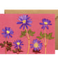 Any Occasion Pressed Flower Print Greeting Card - Anemones