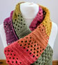 Boho,crochet scarf  - Image 1