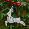 Personalised Rudolph Christmas Decoration