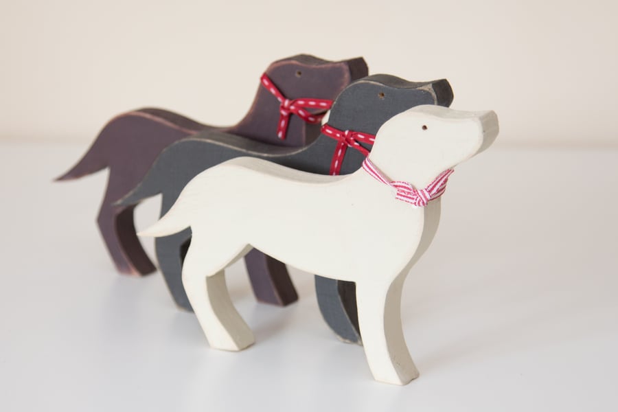 Wooden Labrador