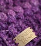 Hat hand made crochet puff stitch with handmade faux fur detachable pompom  - Image 4
