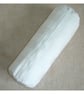 Bolster Pillow Cover 6x16 White Stripes Cotton Sateen Round Cylinder Neck Roll - Image 3