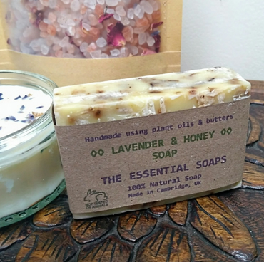 Lavender Soap, Honey, Natural, Calming Soap, Body Soap, Gifts for Nature Lovers 