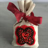 Red Heart Lavender Bag 