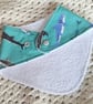 Thistles and Bees Print Baby Bib Bandana Style - Image 3