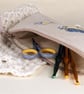 Pencil Case Pouch Handmade Blue Tit Nature Wildlife  - Image 5