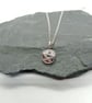 Pentacle pentagram charm necklace sterling silver  - Image 1