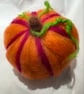 Orange Felted Pumpkin Decoration - Image 5