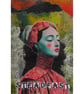 STEADFAST Surreal Female Abstract Portrait Figurative Inspirational Wall Art