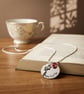Personalised Fairy Angel Necklace with Birthstone - Gift Boxed - Free Delivery