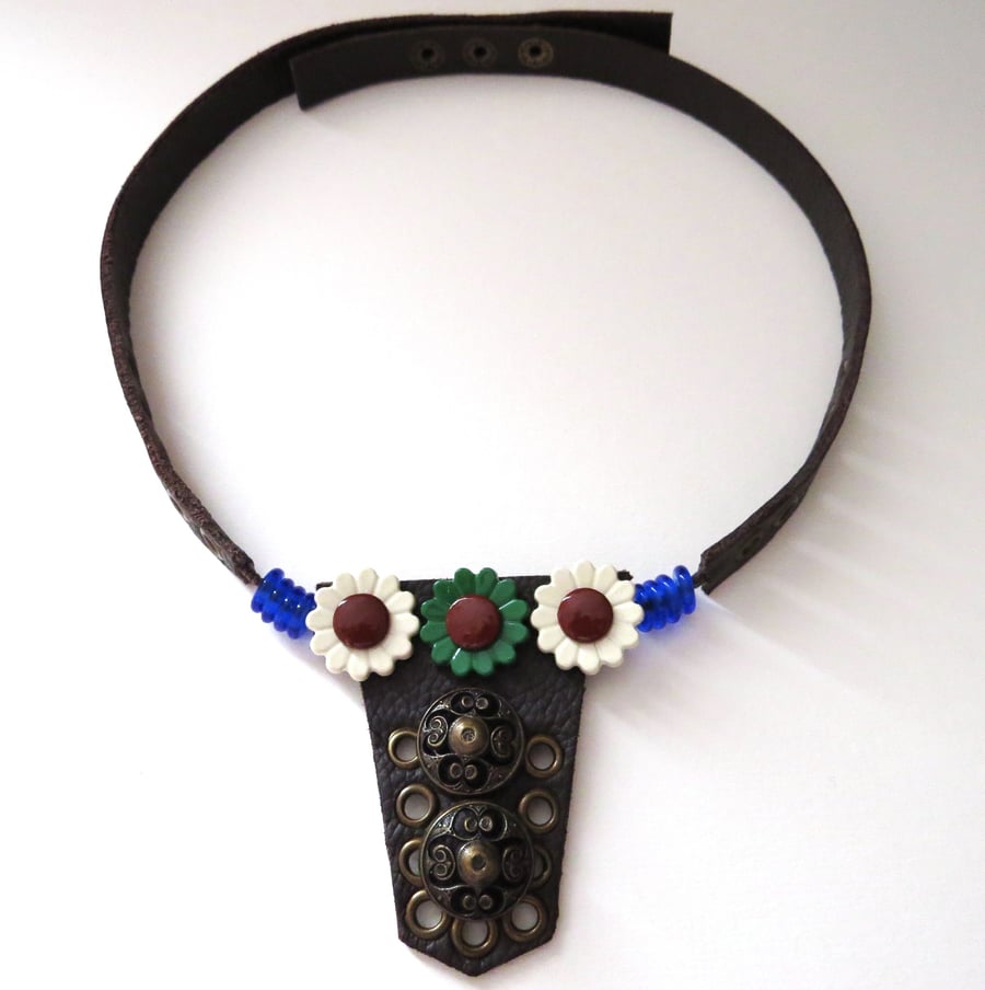 John Lennon Leather Talisman Necklace - Beatles Era (Custom Order)