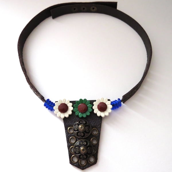 John Lennon Leather Talisman Necklace - Beatles Era (Custom Order)