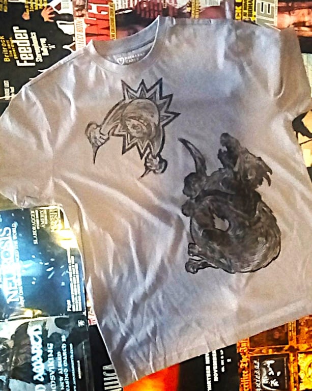 "Fenrir" Hand Printed Tshirt