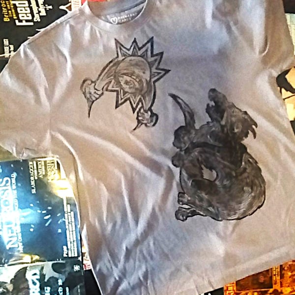 "Fenrir" Hand Printed Tshirt