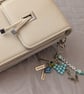 'Bestie' Bag Charm (mint), best friend, gift, keyring  - Image 5