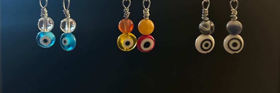 Sea Glass, Beads and Wire Wrapping