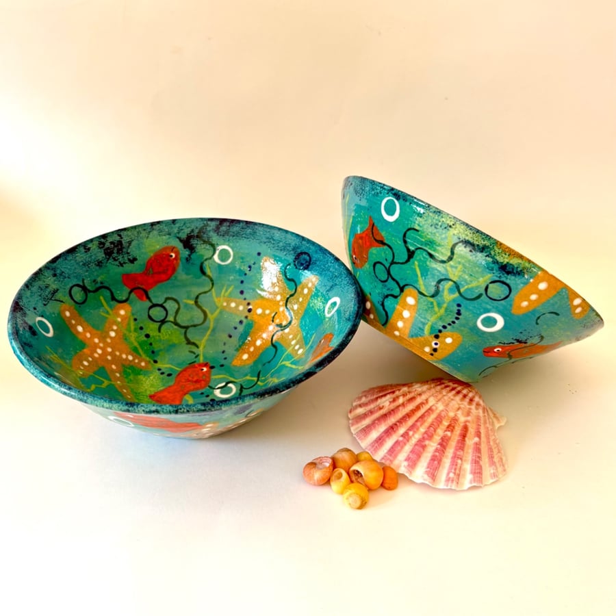 STARFISH CERAMIC BOWLS