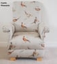 Children's Chair Fryetts Pheasants Fabric Kids Armchair Nursery Bedroom Birds - Image 2