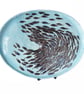 Fish Ceramic Plaque - Hand Built - Image 1