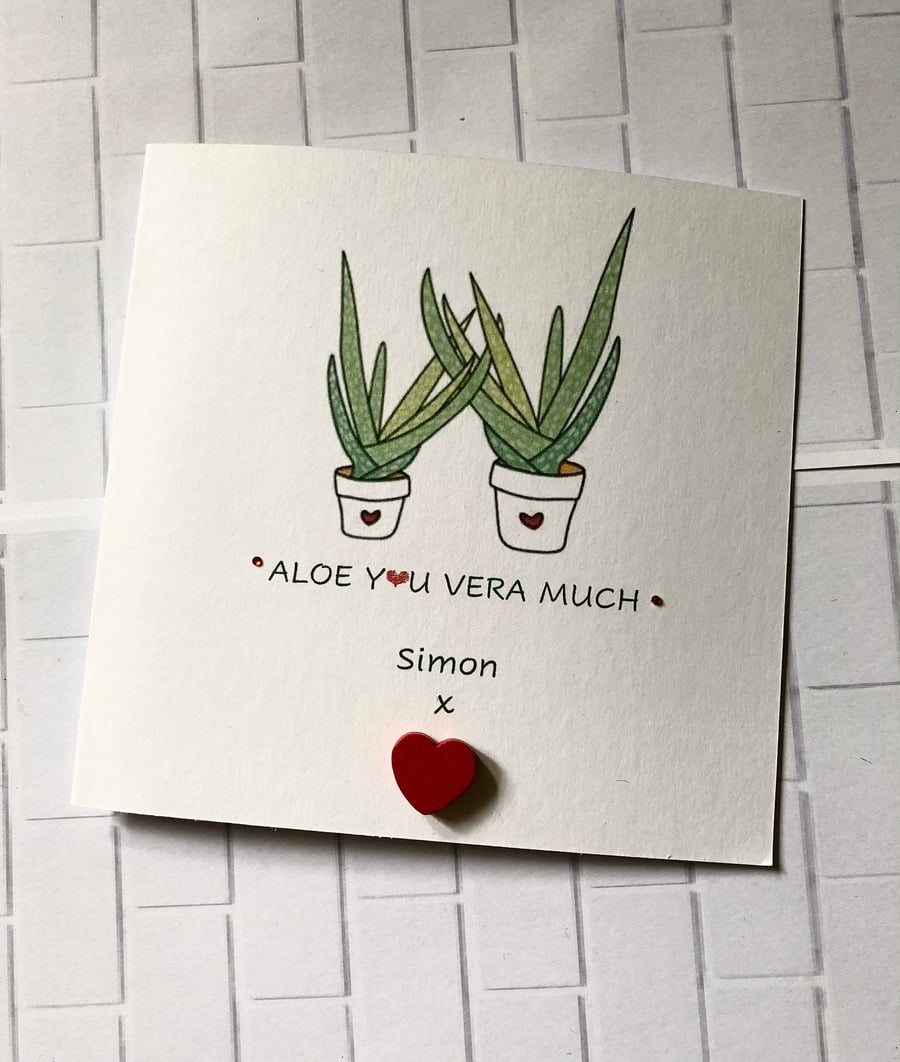 Anniversary Birthday Card for, Boyfriend, Girlfriend, Husband, Wife, Handmade 