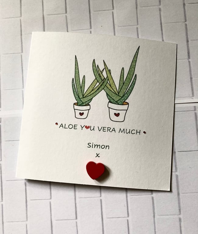 Anniversary Birthday Card for, Boyfriend, Girlfriend, Husband, Wife, Handmade 