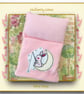 Embroidered Pink Sleeping Bag