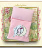 Embroidered Pink Sleeping Bag - Image 1
