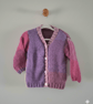 Hand knitted baby girl cardigan 12m to 2 years, 1st birthday gift ideas