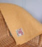 Harris Tweed Yellow Blanket - Image 1
