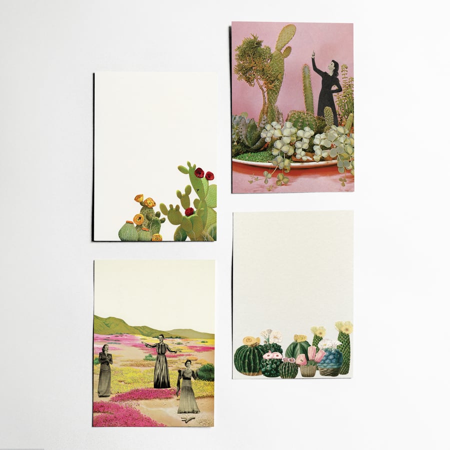 Botanical Portrait Postcard Set - Cacti