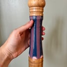 Hand painted salt or pepper mill, salt grinder 