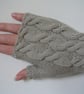 Merino Wool Wrist Warmers Beige - Image 3